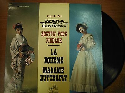 33 RPM Vinyl Puccini Opera Without Singing RCA Records LSC2604 Stereo 031115SM