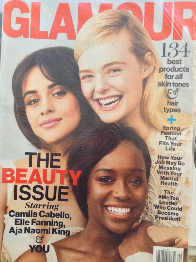 Glamour Magazine Camila Cabello Elle Fanning SEALED April 2018 041918nonrh