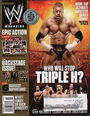 WWE Magazine November 2013 Triple H, Shawn Michaels w/ML EX 121115DBE