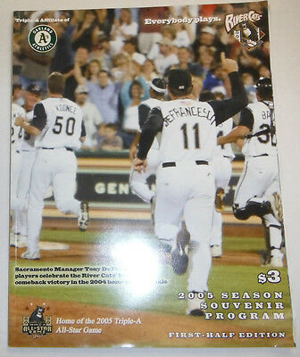 Oakland Athletics Magazine Tony DeFrancesco 2005 Season Souvenir 092214R