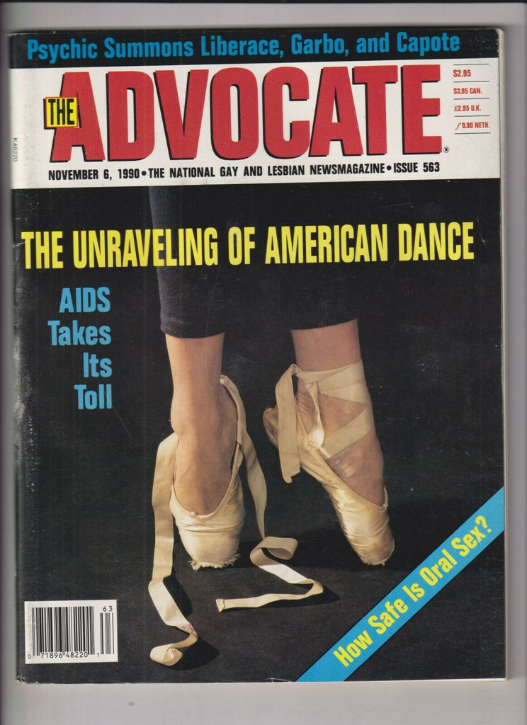The Advocate Gay Interest Unraveling American Dance November 6, 1990 031320nonr