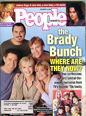 People Magazine December 13 1999 The Brady Bunch Johnny Depp EX 012016jhe