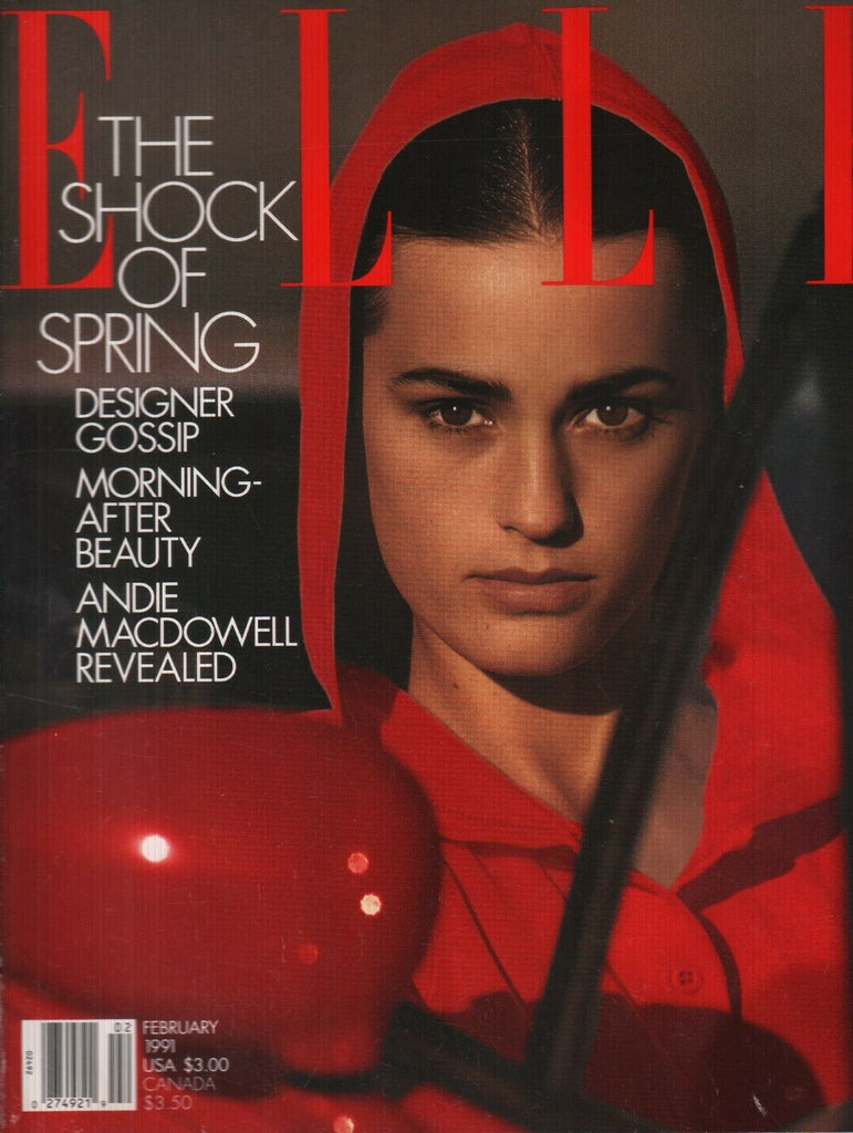 Elle Magazine February 1991 Yasmin Le Bon Fashion 090319AME
