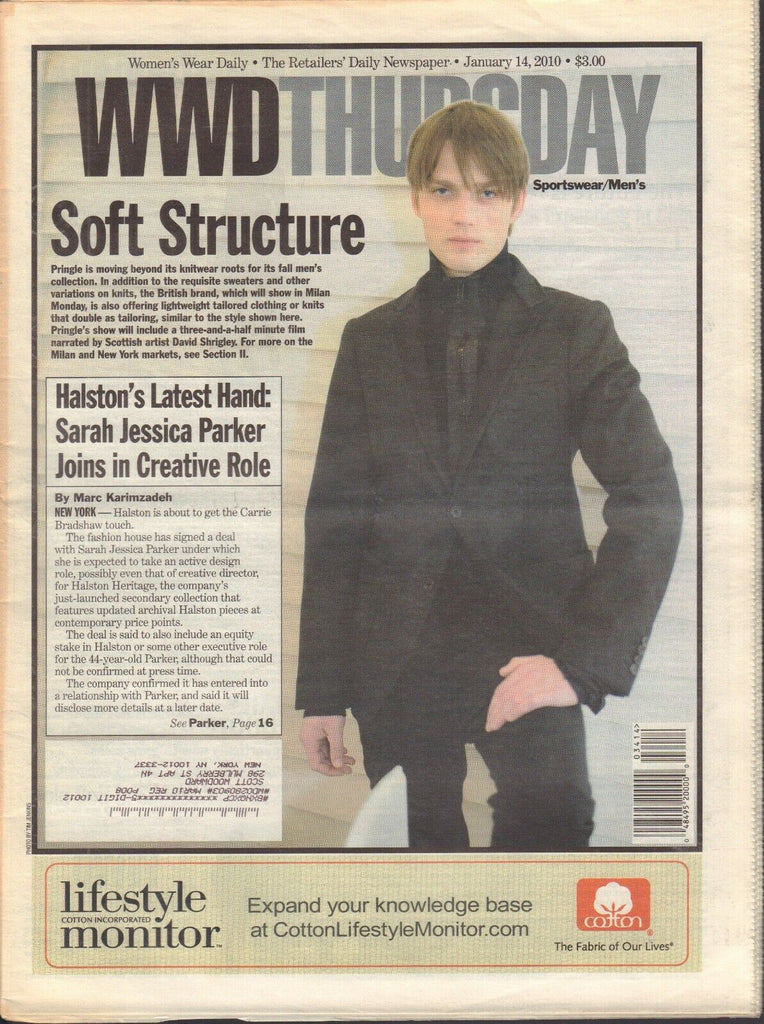 WWD January 14 2010 Sarah Jessica Parker Carrie Bradshaw 021419DBE2