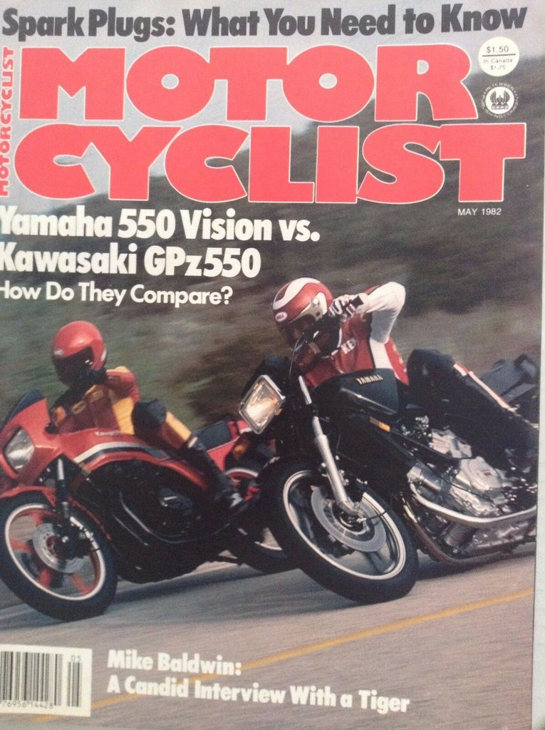 Motor Cyclist Magazine Yamaha 550 Vision Kawasaki May 1982 092217nonrh
