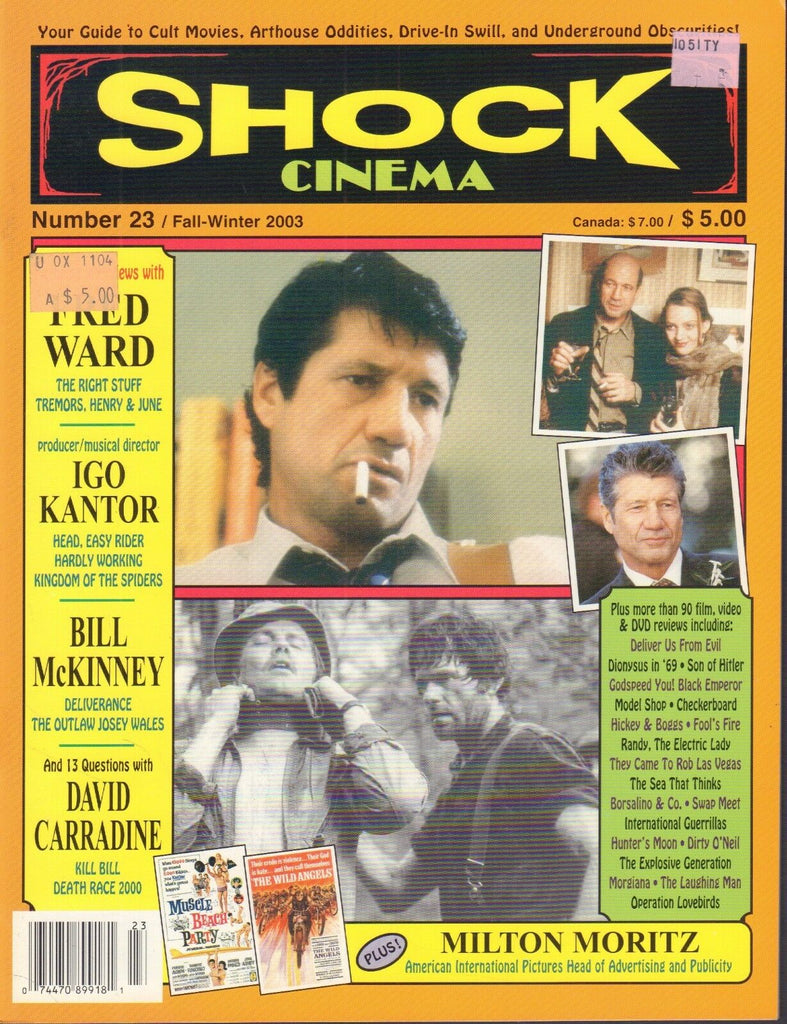 Shock Cinema #23 Fred Ward Igo Kantor 022818DBE