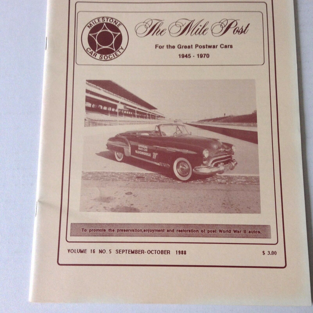 The Mile Post Magazine John Perkins Oldsmobile October 1988 052817nonrh
