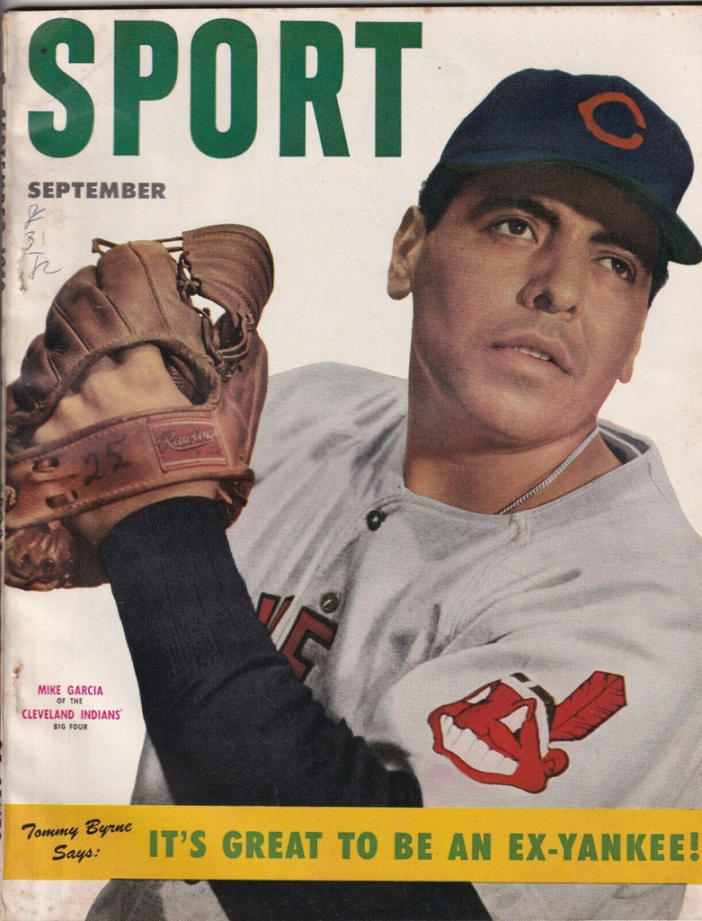 Sport Magazine Mike Garcia Tommy Byrne September 1952 NO ML 080519nonr