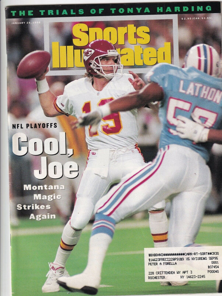 Sports Illustrated Joe Montana Tonya Harding January 24, 1994 091719nonr