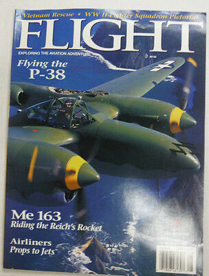 Flight Magazine Flying The P-38 & Me 163 August 1997 051115R