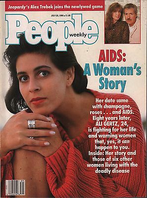 People Weekly July 30 1990 Ali Gertz, Alex Trebek VG 012916DBE