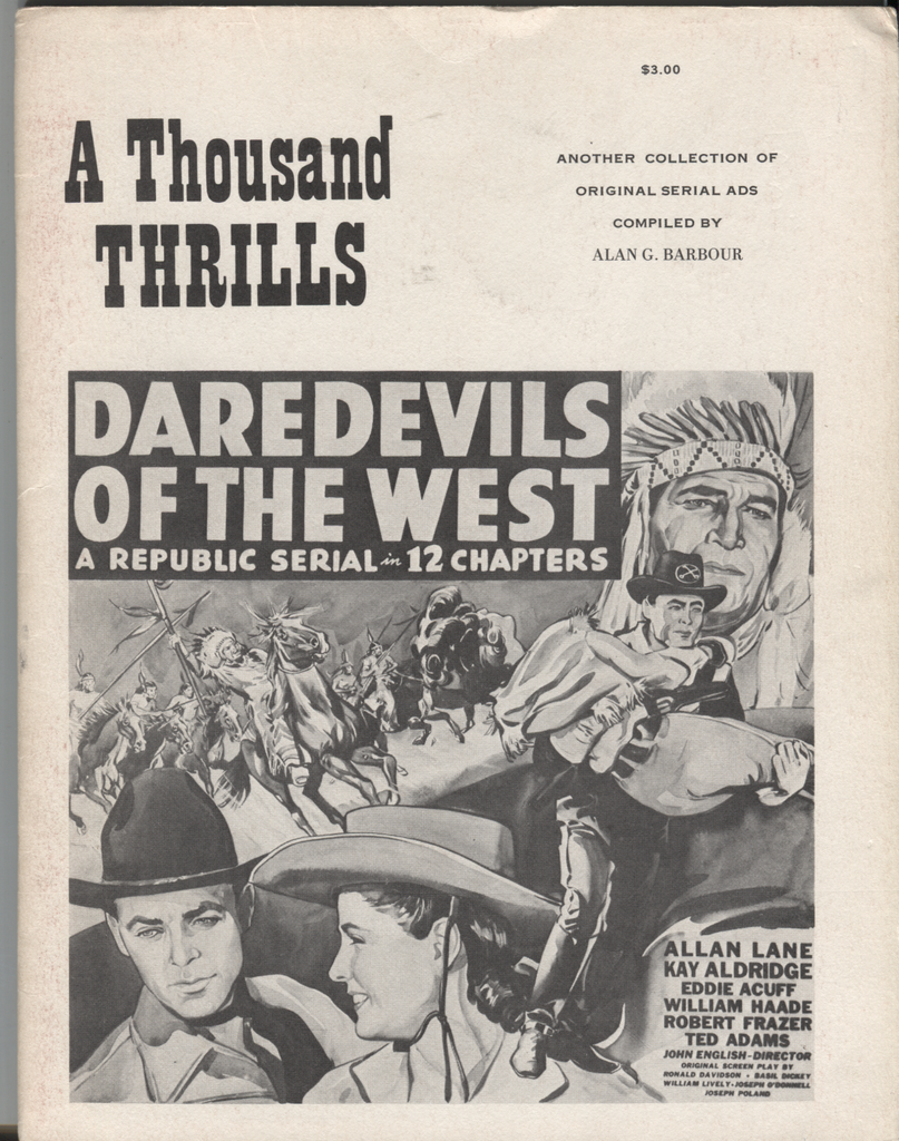 A Thousand Thrills Another Collection of Original Serials Ads Barbour 062420DBE