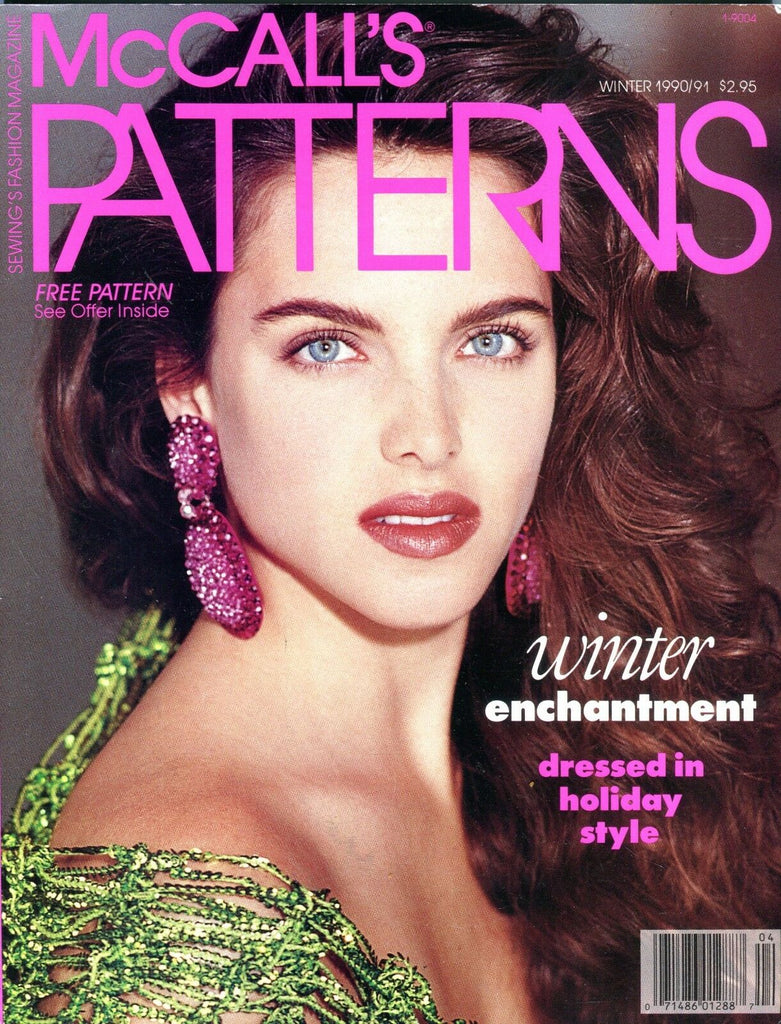 McCall's Patterns Magazine Winter 1990/91 Winter Enchantment EX 082716jhe