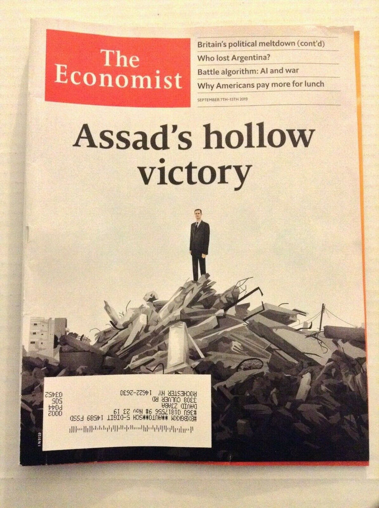 The Economist Mag Assad's Hollow Victory September 7, 2019 101719nonrh