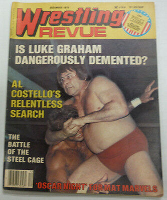 Wrestling Revue Magazine Luke Graham & Al Costello December 1978 062315R