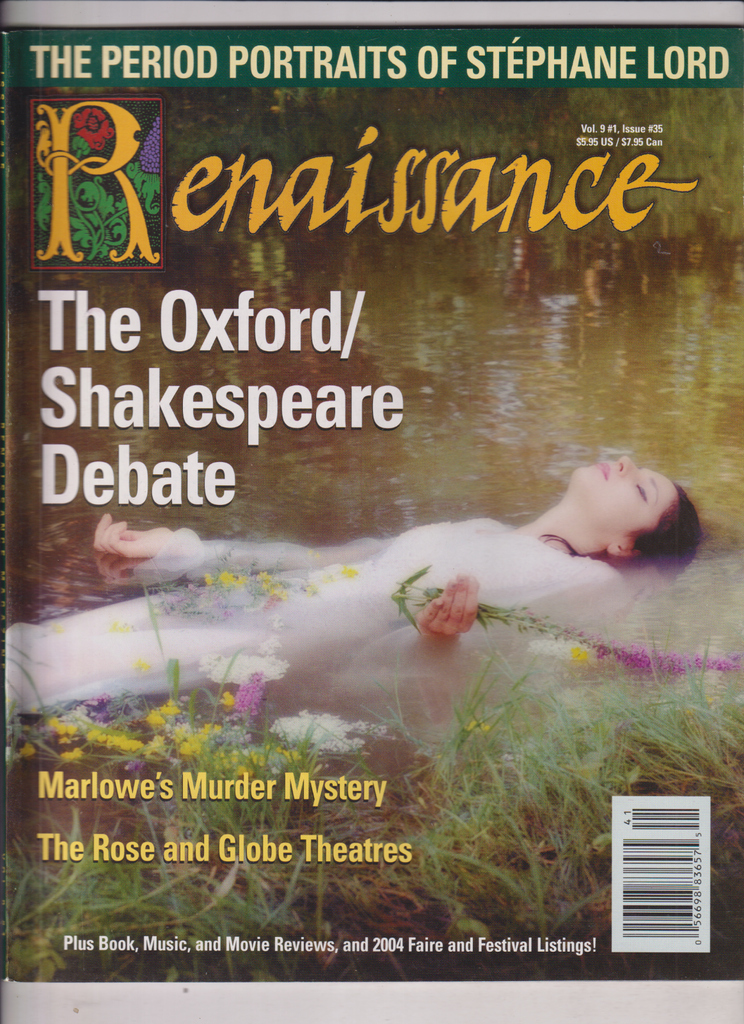 Renaissance Mag The Oxford/ Shakespeare Debate No.35 2004 013120nonr