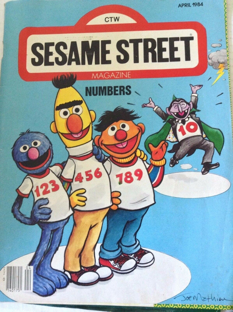 Seasame Street Magazine The Numbers Special April 1984 082017nonrh3