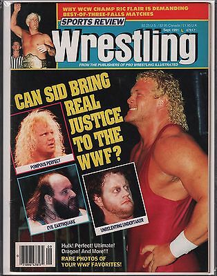 Sports Review Wrestling September 1991 Pompous Perfect EX 120715DBE2