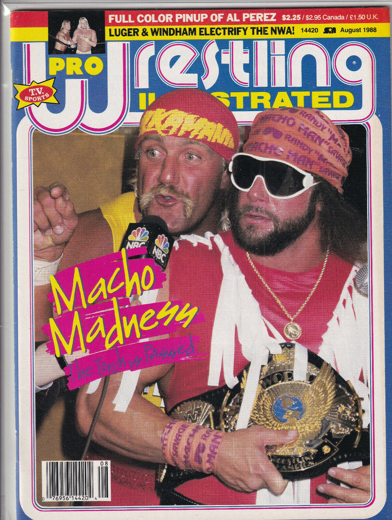 Pro Wrestling Illustrated Randy Savage Hulk Hogan August 1988 052819nonr