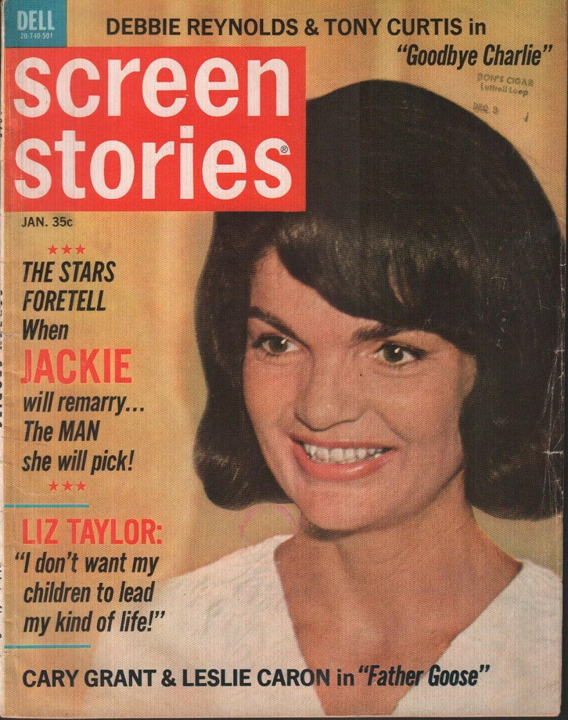 Screen Stories February 1965 Jackie Kennedy Elizabeth Taylor 070119AME