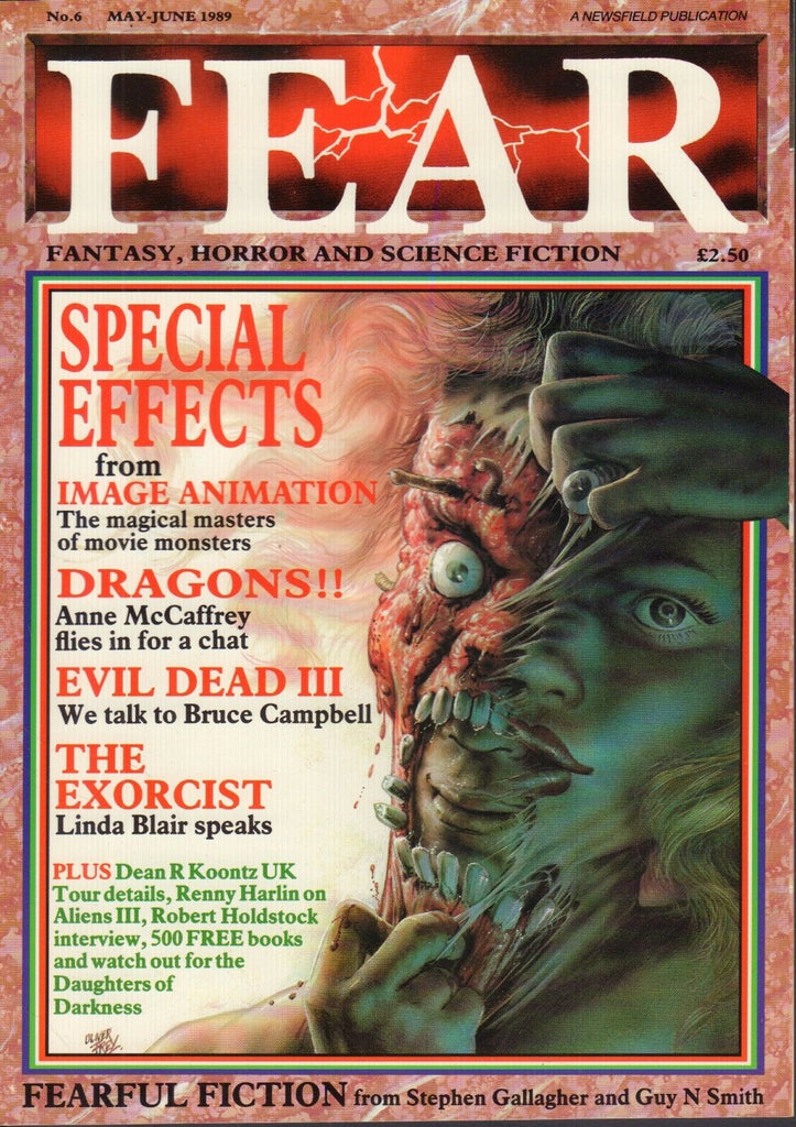 Fear May-June 1989 Evil Dead 3 Bruce Campbell Linda Blair 012918DBE