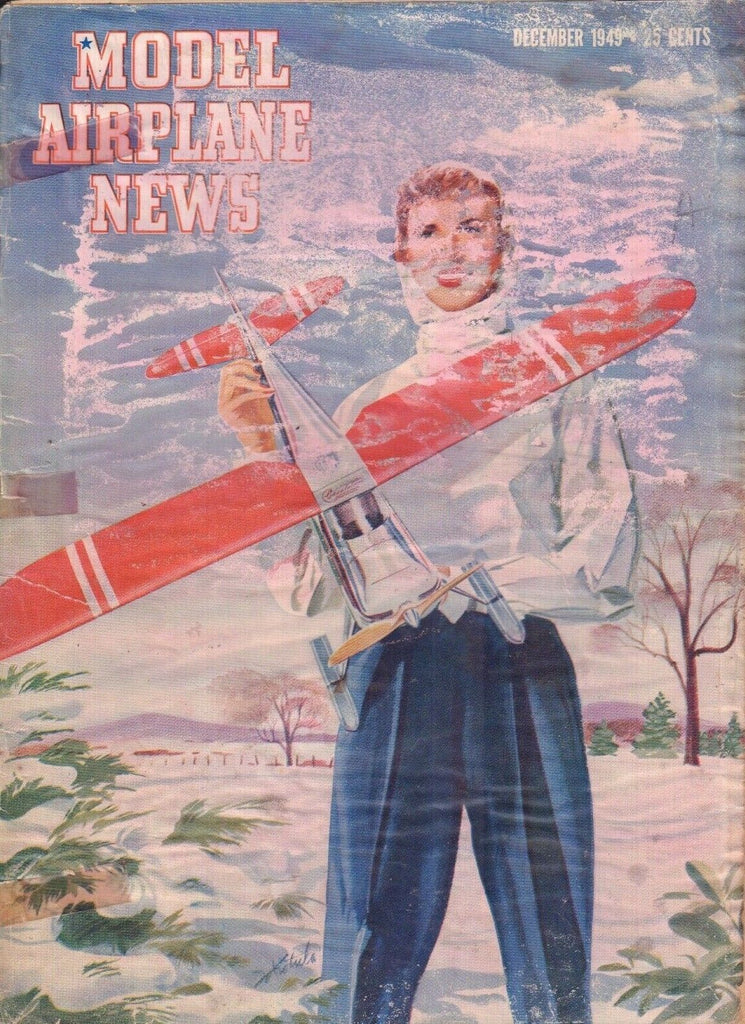 Model Airplane News Magazine Controline Speed December 1949 021218nonr