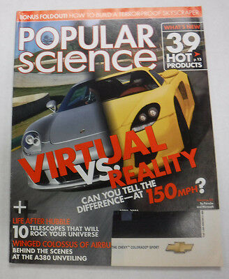 Popular Science Magazine Virtual Vs Reality April 2005 072815R