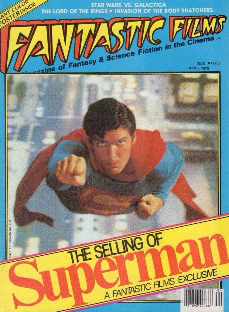 Fantastic Films April 1979 SUPERMAN ISSUE WITH POSTER 021717DBE2