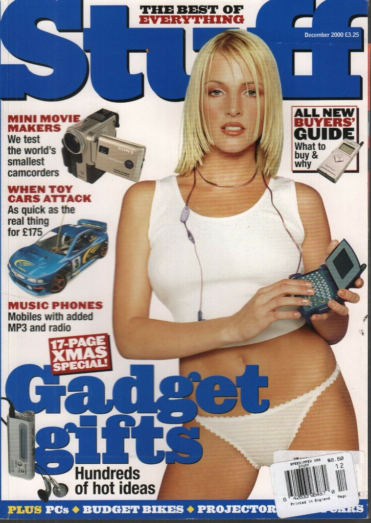 Stuff UK Technology Magazine December 2000 Gadget Gifts 120919AME2