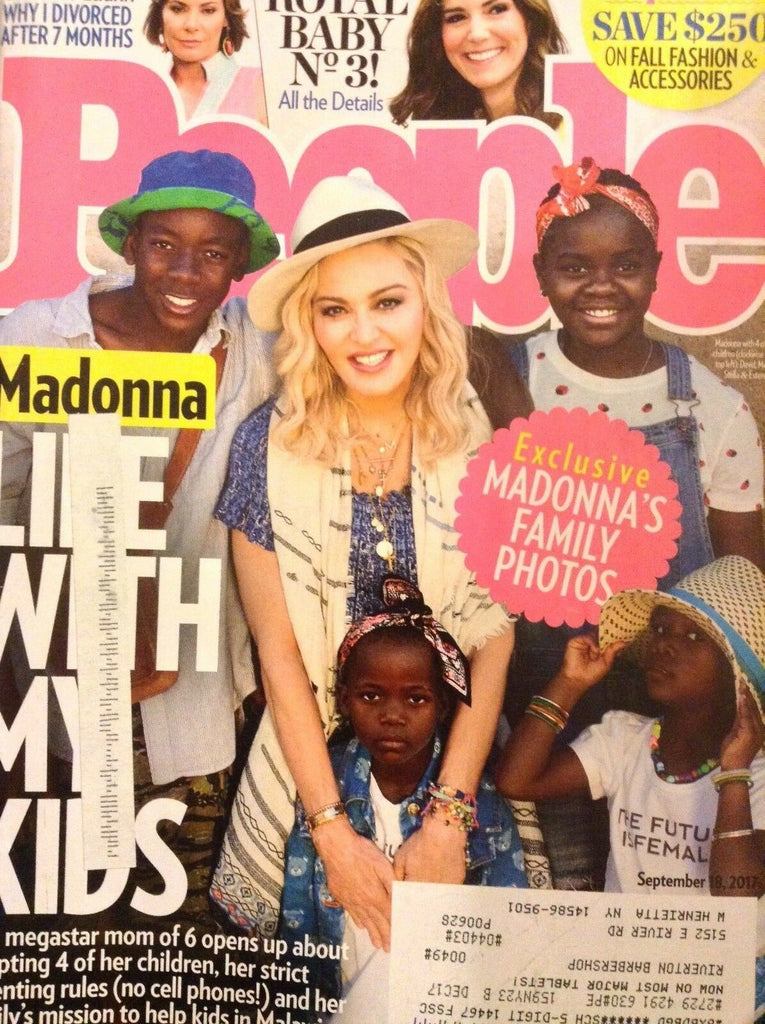 People Magazine Madonna With Her Kids September 18, 2017 051018nonrh