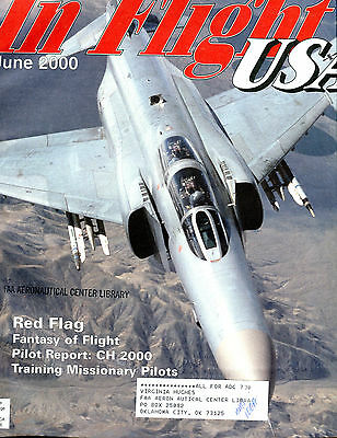 In Flight USA Magazine June 2000 Fantasy Of Flight EX 030116jhe