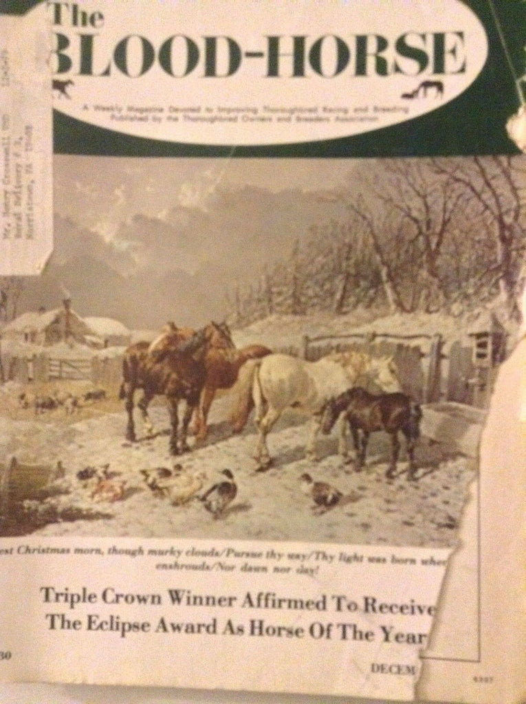 The Blood-Horse Magazine Triple Crown Winner December 18, 1978 010119nonrh
