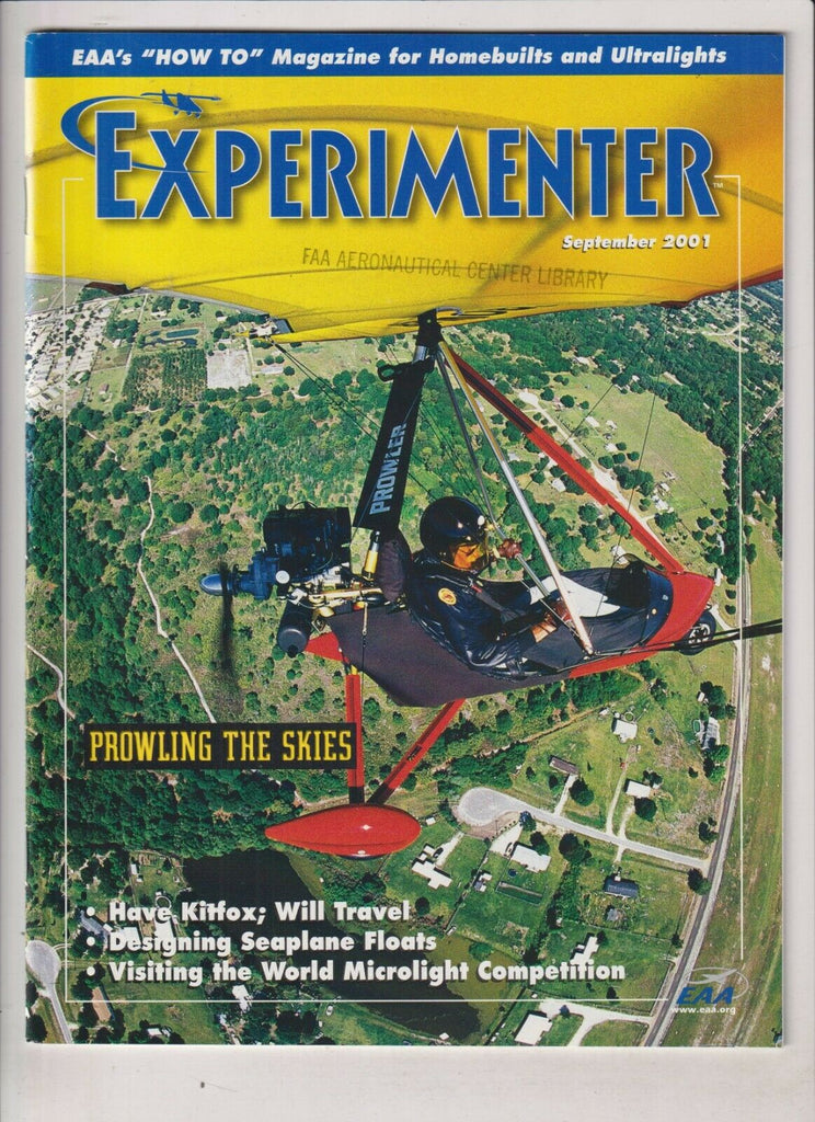 Experimenter Aviation Mag World Microlight Comp September 2001 040420nonrh