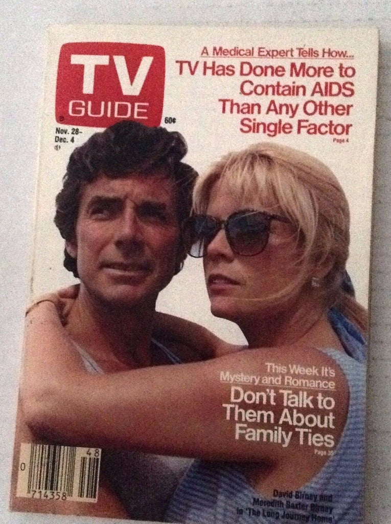 Tv Guide Magazine David Birney Meredith Baxter Nov 28-December 4 1987 021417RH