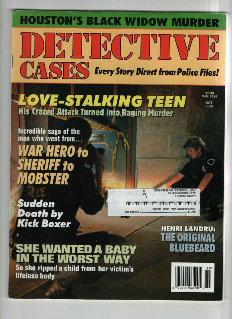 Detective Cases Mag Love Stalking Teen October 2000 051120nonrh
