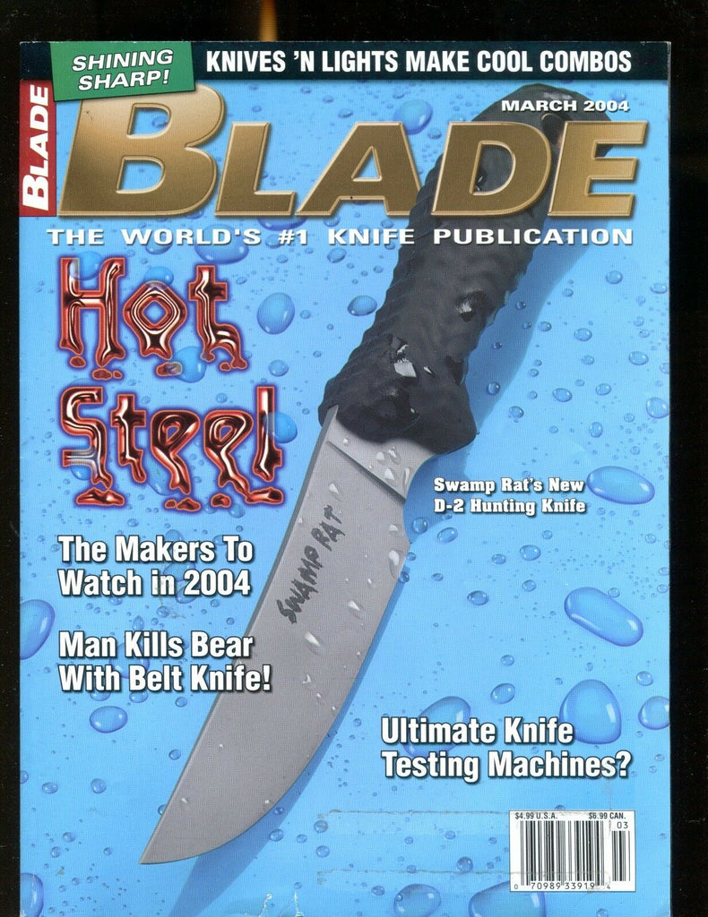 Blade Magazine March 2004 Swamp Rat D-2 EX w/ML 012417jhe