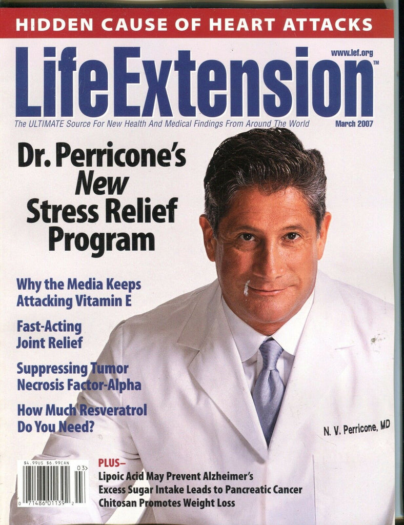 Life Extension Magazine March 2007 Dr. Perricone EX 043017nonjhe