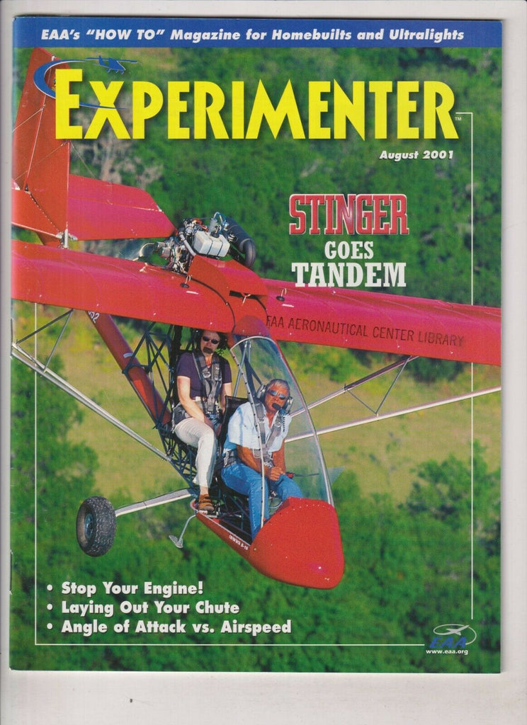 Experimenter Aviation Mag Stinger Goes Tandem August 2001 040420nonrh