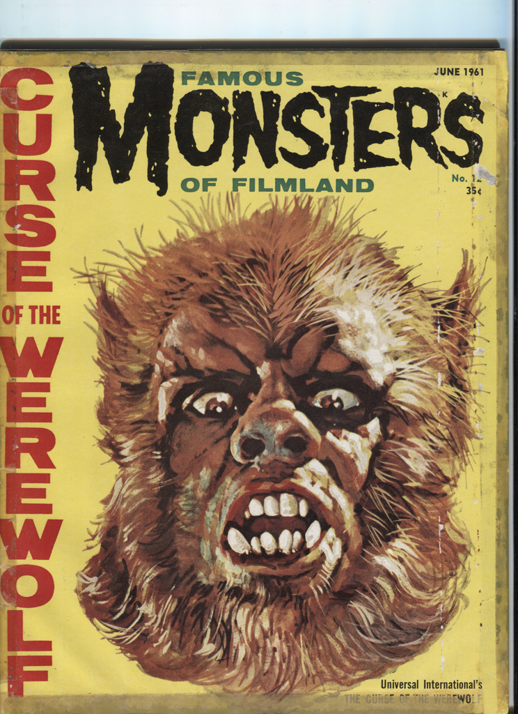Famous Monsters of Filmland No. 12 June 1961 Curse of The Werewolf 090820DBT
