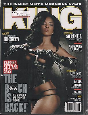 King September 2007 Karrine Steffans, 50 cent VG 021216DBE
