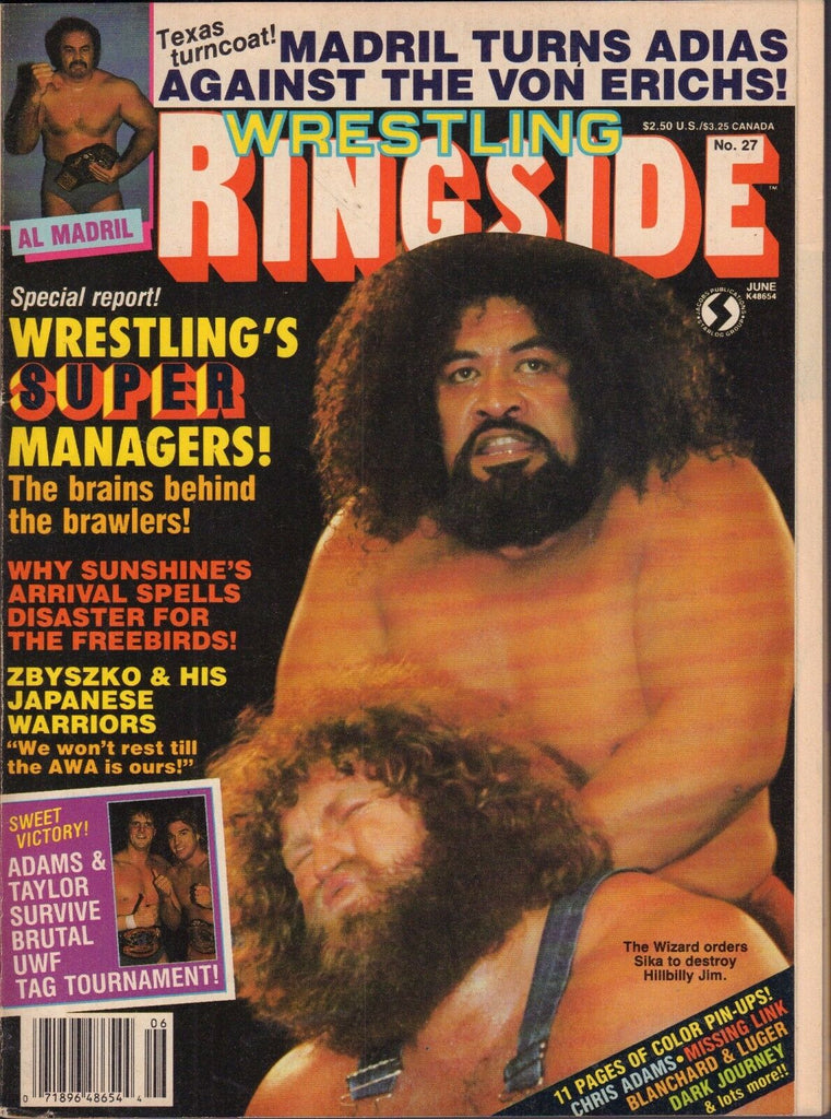 Wrestling Ringside June 1987 Sika, Al Madril 110916DBE