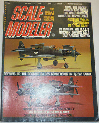 Scale Modeler Magazine Russian Yak-15 Gloster Javelin October 1975 121014R2