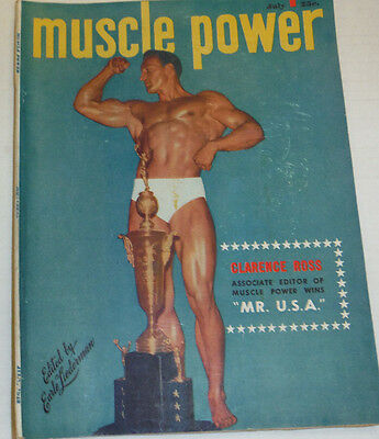 Muscle Power Magazine Clarence Ross Mr.U.S.A. July 1948 111514R