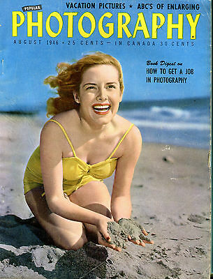 Popular Photography Magazine August 1946 Get A Job In Photography GD 062916jhe