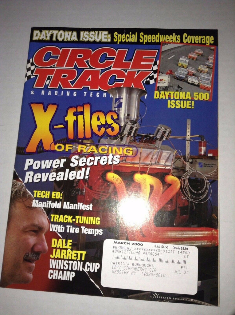 Circle Track Magazine X Files On Track March 2000 040417NONRH