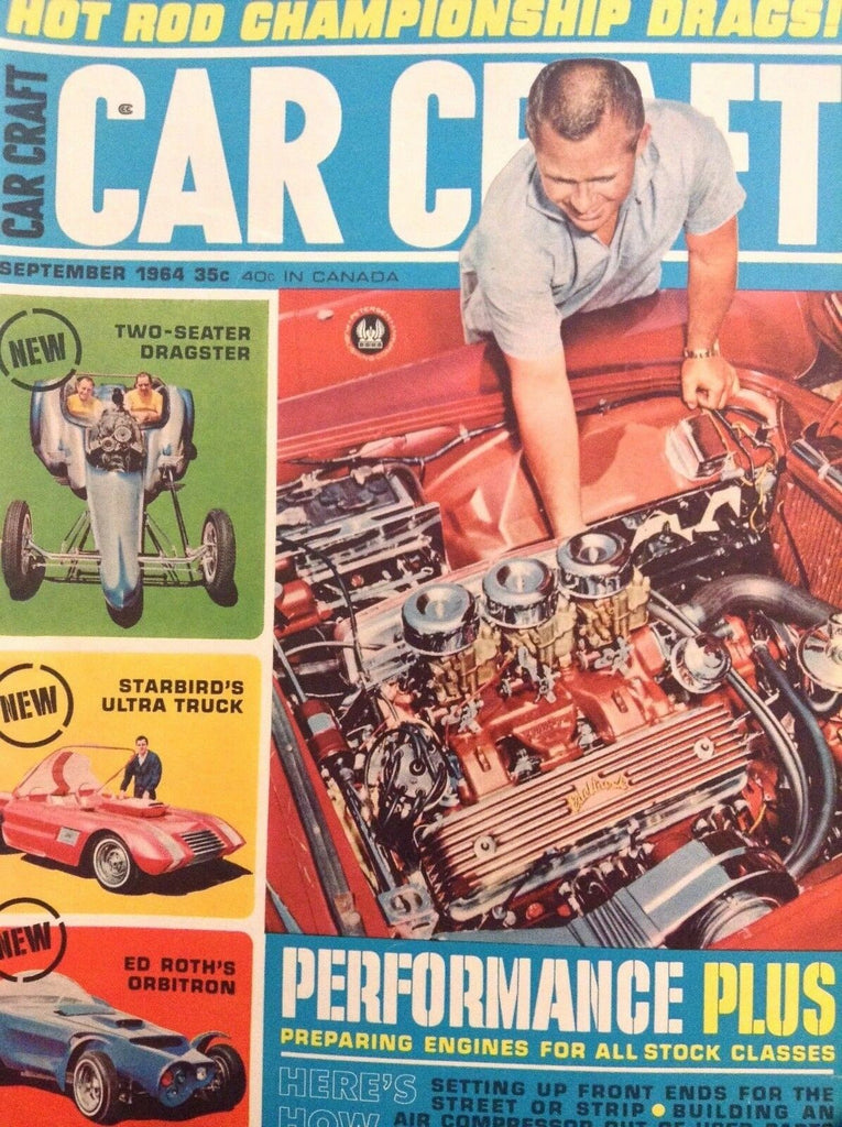 Car Craft Magazine Prepping For All Stock Classes September 1964 060418nonrh