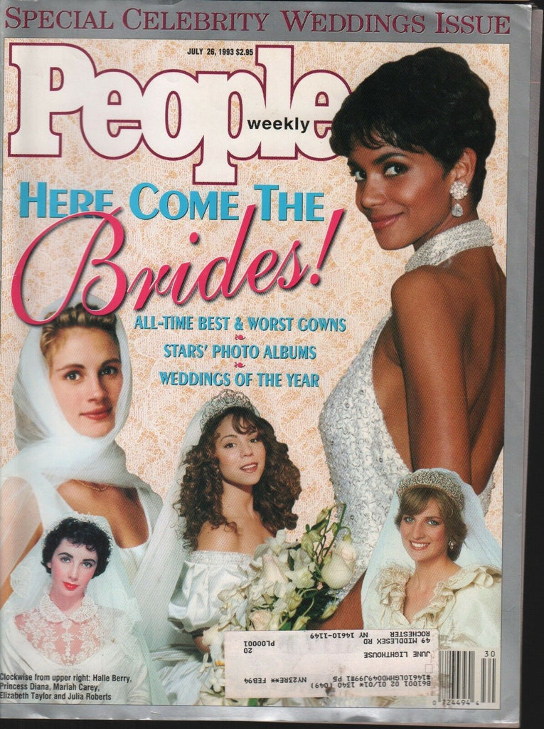 People Weekly July 1993 Celebrity Weddings Halle Berry Princess Diana 100818ame