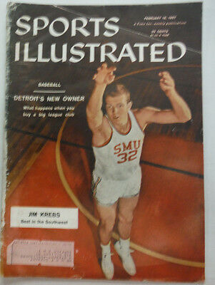 Sports Illustrated Magazine Detroit's New Owner Jim Krebs February 1957 052215R
