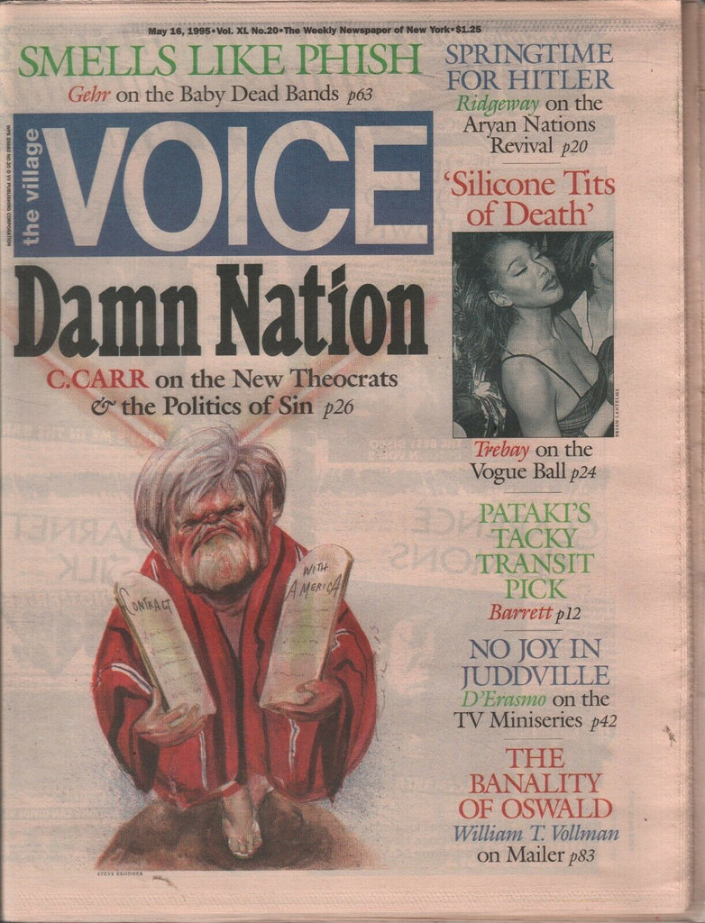 The Village Voice NYC May 16 1995 Steve Brodner Vogue Ball LGBTQ 122019AME