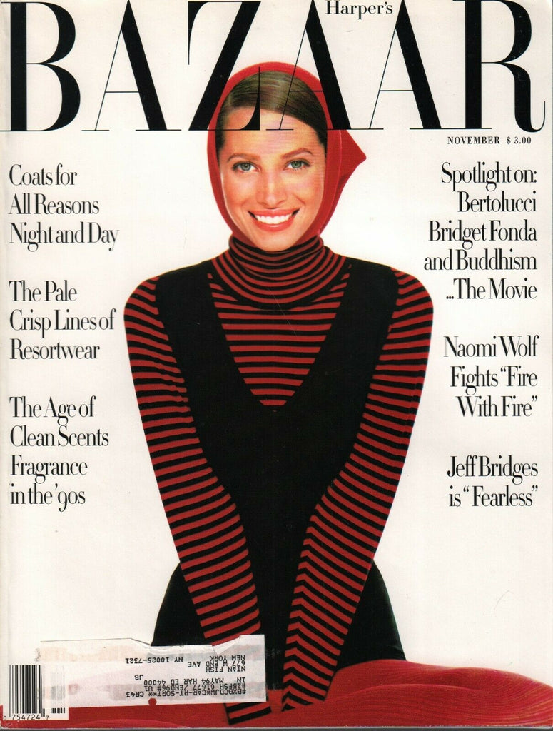 Harper's Bazaar November 1993 Bridget Fonda Naomi Wolf 031020AME2
